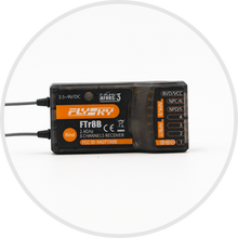 Load image into Gallery viewer, FTr8B 2.4GHz (AFHDS 3) 8 Channel Receiver <br><br><font size=3>(for NB4, NB4 Lite, PL18, FRM302, all AFHDS 3 transmitters and RF Modules)</font>