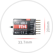 Load image into Gallery viewer, FTr4 2.4GHz (AFHDS 3) 4 Channel Receiver <br><br><font size=3>(for NB4, NB4 Lite, PL18, FRM302)</font>