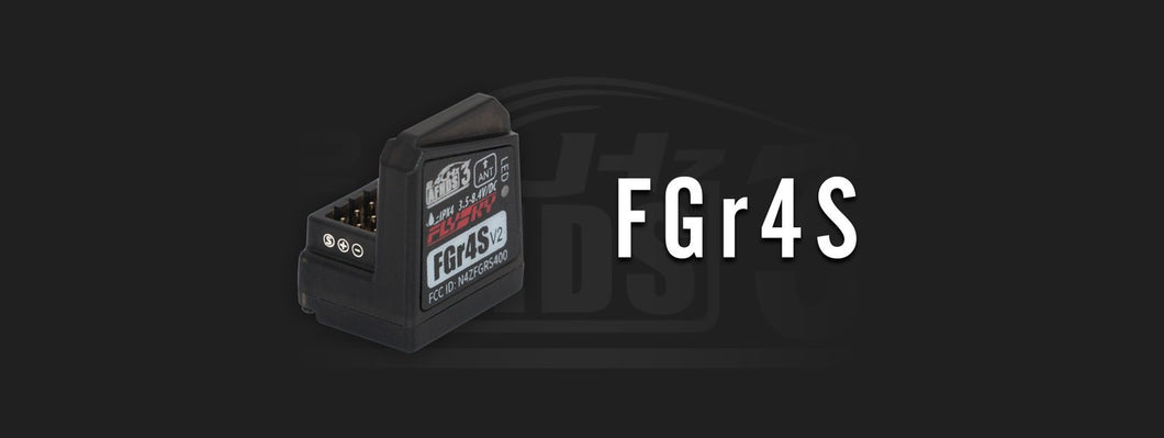 FGr4S 2.4GHz (AFHDS 3) 4 Channel Receiver <br><br><font size=3>(for NB4, NB4 Lite, PL18, FRM302)</font>