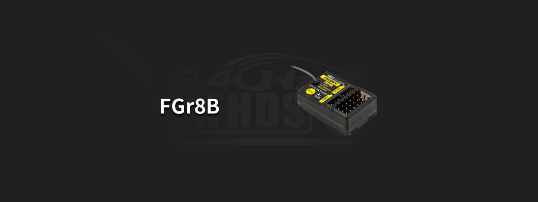 FGr8B 2.4GHz (AFHDS 3) 8 Channel Receiver <br><br><font size=3>(for NB4, NB4 Lite, PL18, FRM302)</font>
