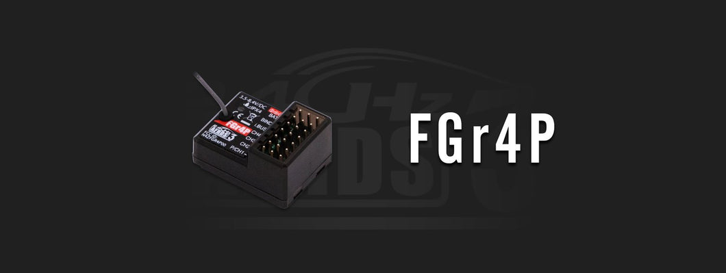 FGr4P 2.4GHz (AFHDS 3) 4 Channel Receiver <br><br><font size=3>(for NB4, NB4 Lite, PL18, FRM302)</font>
